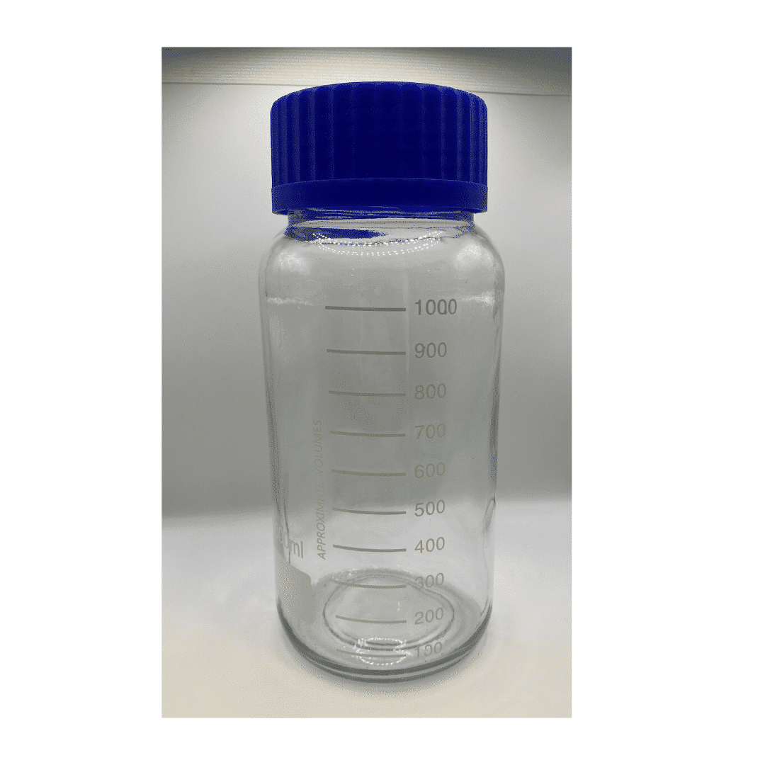 Wide Mouth Glass Bottle - 1 Liter